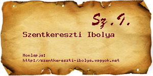 Szentkereszti Ibolya névjegykártya